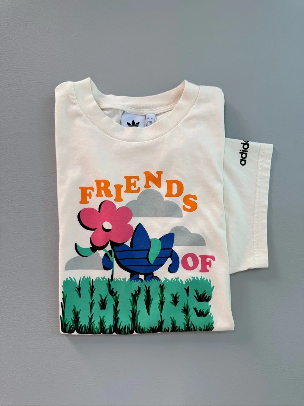 Adidas Friends of Nature Club T-Shirt Streetwear Men’s Large Organic Cotton